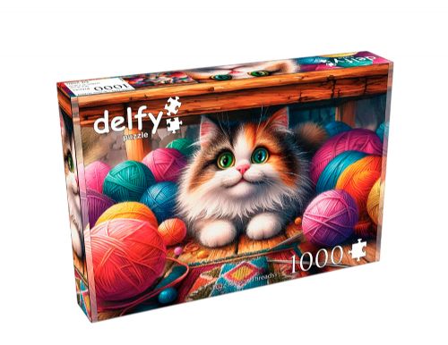 Delfy - 1000 pieces puzzle - Fuzz among threads
