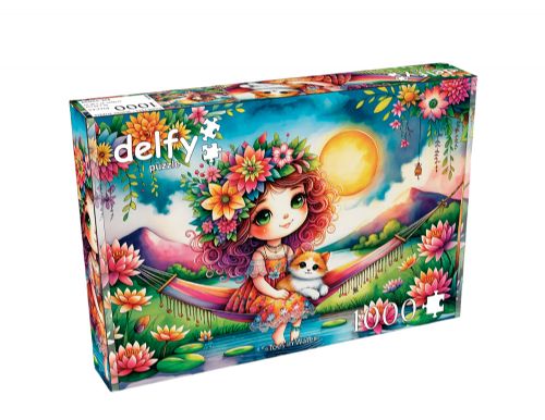 Delfy - 1000 pieces puzzle - Toes in Water