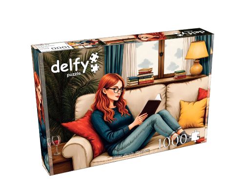 Delfy - 1000 pieces puzzle - Wine, Words, Wonder