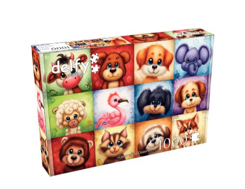Delfy - 1000 pieces puzzle - Cuteness in Dozen