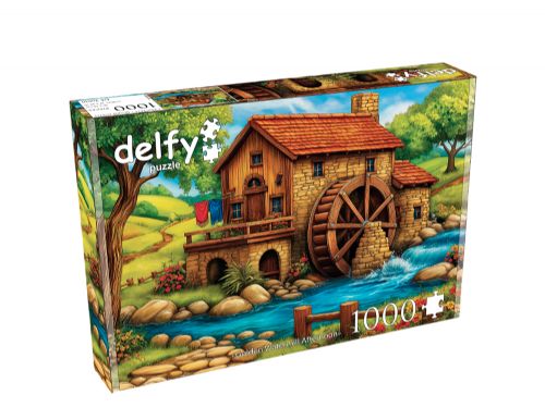 Delfy - 1000 pieces puzzle - Golden Watermill Afternoon