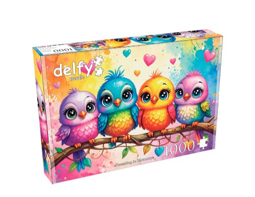 Delfy - 1000 pieces puzzle - Tweeting in Harmony