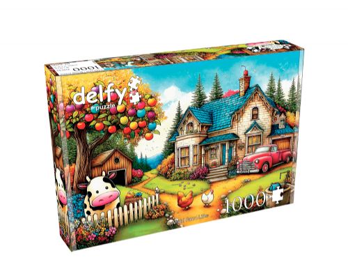 Delfy - 1000 pieces puzzle - Vivid Farm Life