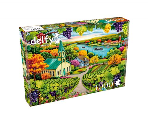 Delfy - 1000 pieces puzzle - Coastal Vineyard