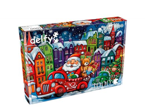 Delfy - 1000 pieces puzzle - Santa's Holiday Drive