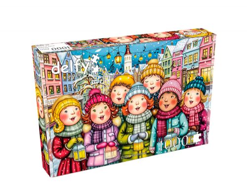 Delfy - 1000 pieces puzzle - Winter Choir Harmony