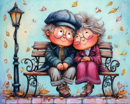 Jacarou - Broderie de diamants ronds - Le couple parfait