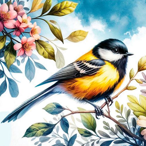 Jacarou - Broderie de diamants ronds - Oriole