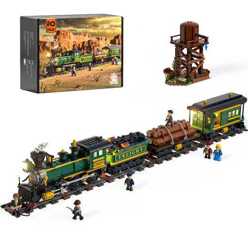 Lumibricks - Western Freight Train
