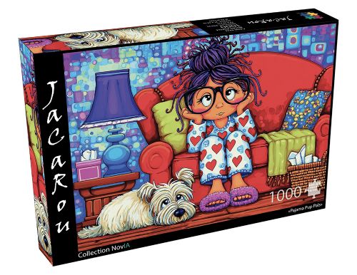 Jacarou - Casse-tête 1000 pièces - Pajama Pup Pal
