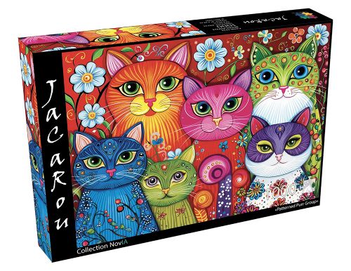 Jacarou - Casse-tête 1000 pièces - Patterned Purr Group