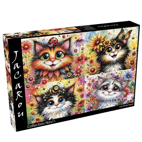 Jacarou - 1000 pieces puzzle - Cat-Titude Squad