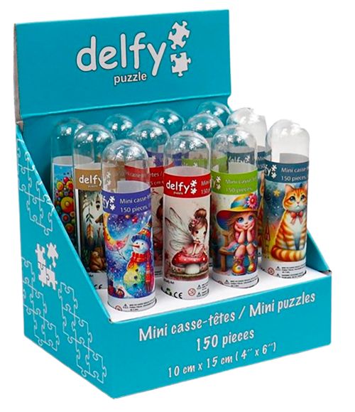 Delfy - 150 mini pieces puzzle, assorted