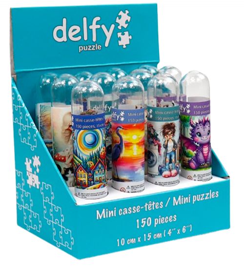 Delfy - 150 mini pieces puzzle, assorted
