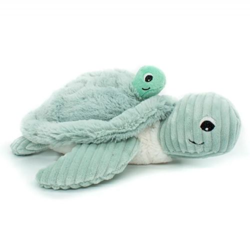 PTiPoTos - Maman et bébé peluche, Sauvenou la tortue menthe