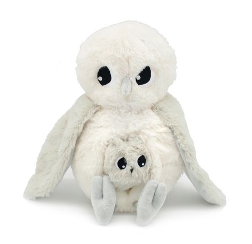 PTiPoTos - Maman et bébé peluche, Coucou la chouette