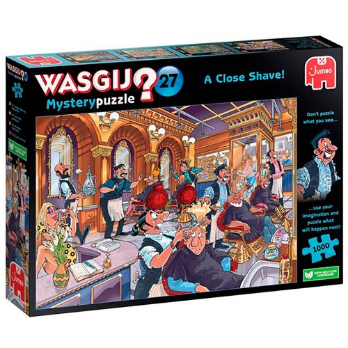 Puzzle 1000 Pieces - Wasgij Mystery No.27 A Close Shave !