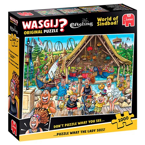 Puzzle 1000 pieces - Wasgij Efteling World of Sindbad