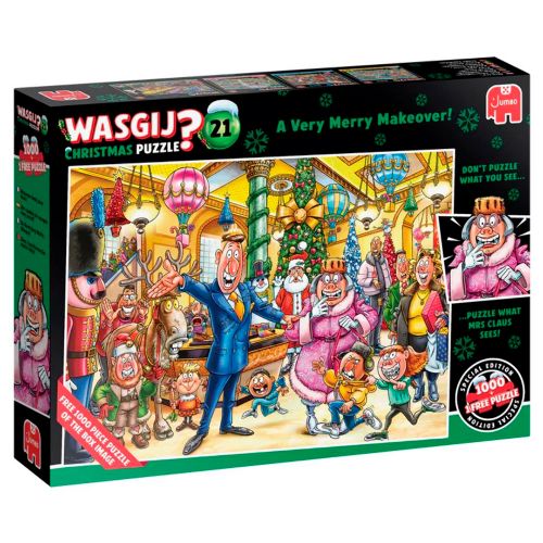 Puzzle 2x 1000 pieces - Wasgij Christmas No.21