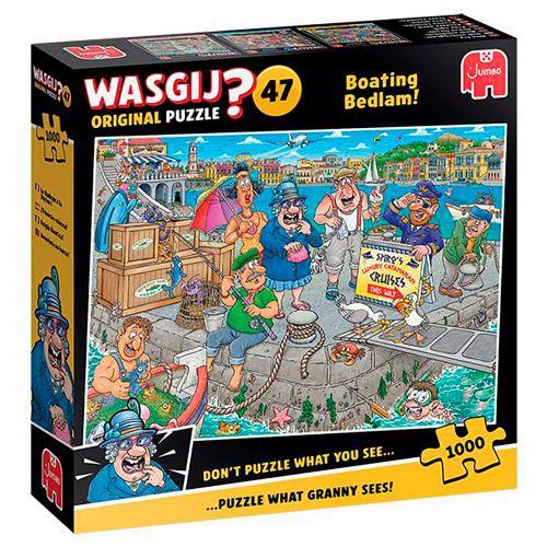 Puzzle 1000 pieces - Wasgij Original no.47 Boating Bedlam !