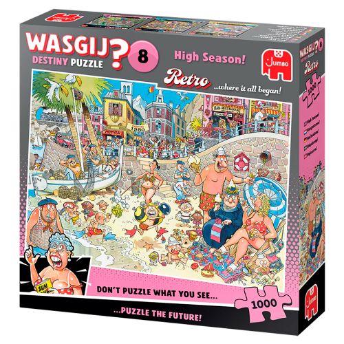 Puzzle 1000 pieces - Wasgij Destiny Retro No.8 High Season !
