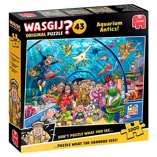 Puzzle 1000 pieces - Wasgij Original no.43 Aquarium Antics!