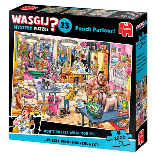 Puzzle 1000 pieces - Wasgij Mystery No.23 Pooch Parlour!