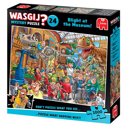 Puzzle 1000 Pieces - Wasgij Mystery No.24 Blight at the Museum!