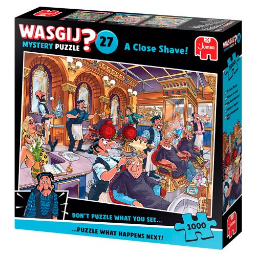 Puzzle 1000 Pieces - Wasgij Mystery No.27 A Close Shave !
