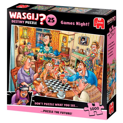 Puzzle 1000 pieces - Wasgij Destiny No.25 Games Night