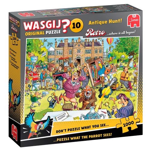 Puzzle 1000 pieces - Wasgij Original Retro No.10 Antique Hunt !