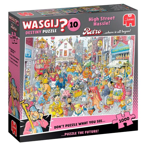 Puzzle 1000 pieces - Wasgij Destiny Retro No.10 High Street Hassle !