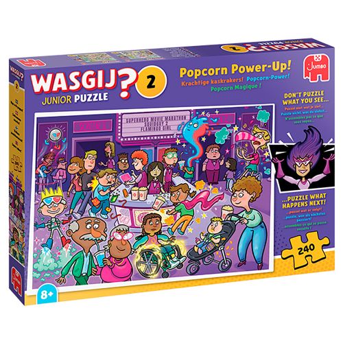 Casse-tête 240 morceaux - Wasgij Junior No.2 Popcorn magique !