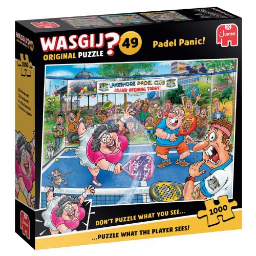 Casse-Tête 1000 pièces - Wasgij Original No.49 Panique au Padel