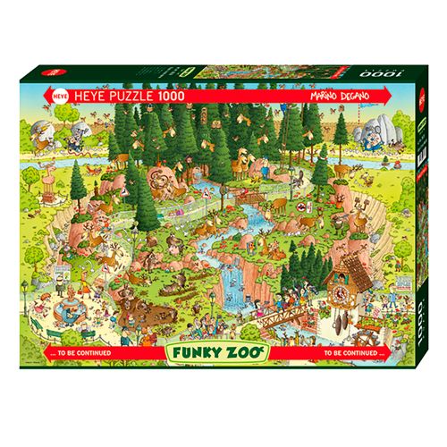 Puzzle 1000 pieces - Heye Degano, Black Forest Habitat