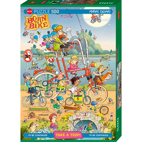 Puzzle 500 pieces - Heye - Take a Trip! With Marino Degano
