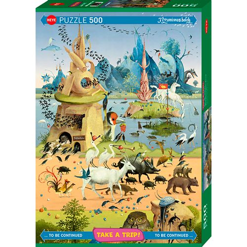Puzzle 500 pieces - Heye - Take a Trip! With Hieronymus Bosch