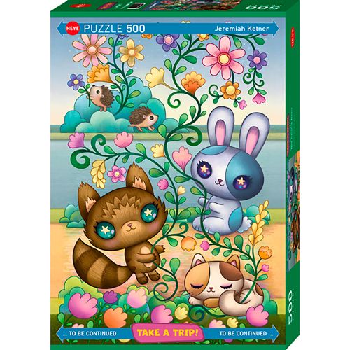 Puzzle 500 pieces - Heye - Take a Trip! With Jeremiah Ketner