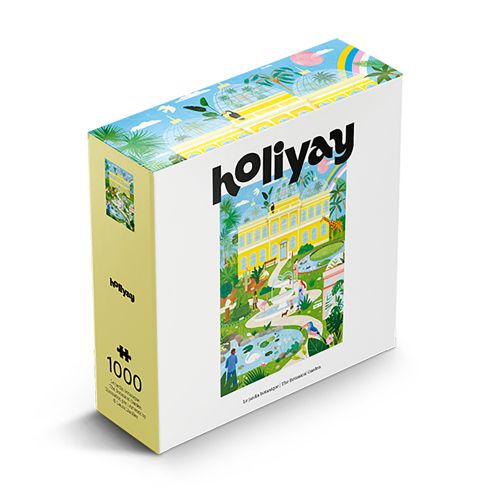 Holiyay puzzle 1000 pieces - Botanical Garden, Laura Lhuilier