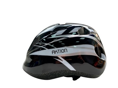 Aktion adjustable bike helmet - Black Grey XS