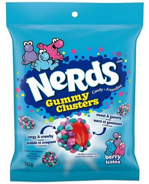 Bonbon - Nerds Gummy clusters Baies 142 g