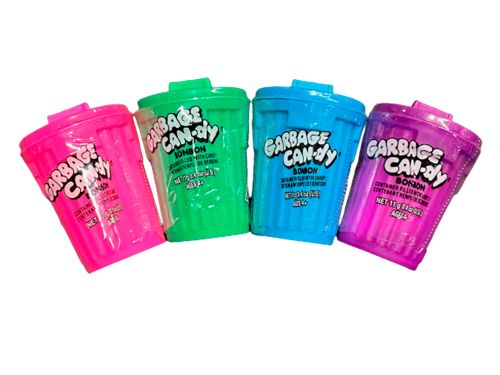 Bonbon - Topps Poubelle à bonbon 11 g, assortiment