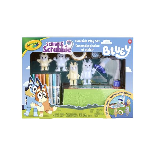 Scribble Scrubbie - Ensemble piscine et plaisir Bluey