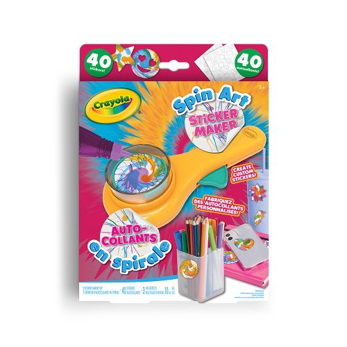 Crayola - Atelier d'autocolants spirale