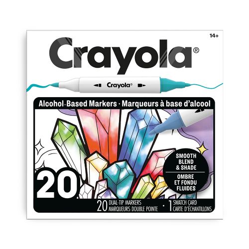 Crayola - 20 marqueurs à l'alcool