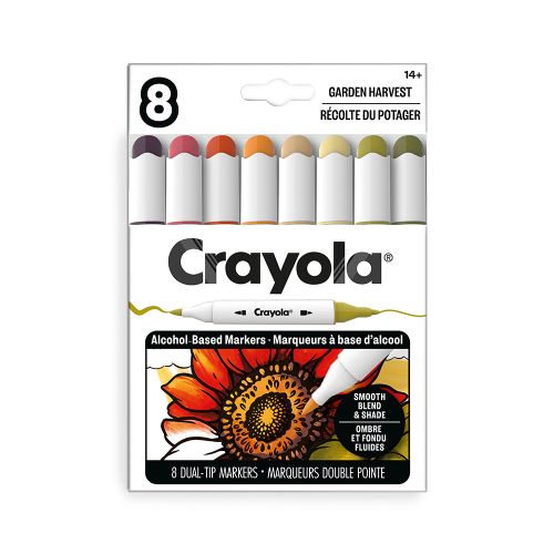 Crayola - 8 marqueurs à l'alcool, récolte du potager