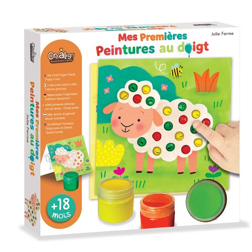 Crealign - Mes premières peintures au doigt Ferme