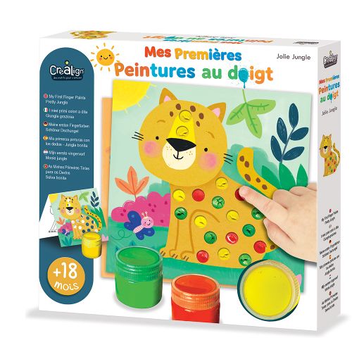 Crealign - Mes premières peintures au doigt Jungle