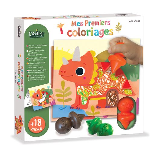 Crealign - Mes premiers coloriages Jolis Dinos