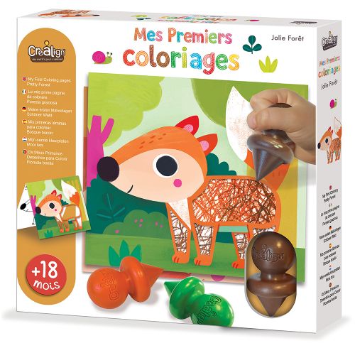 Crealign - Mes premiers coloriages - Forêt